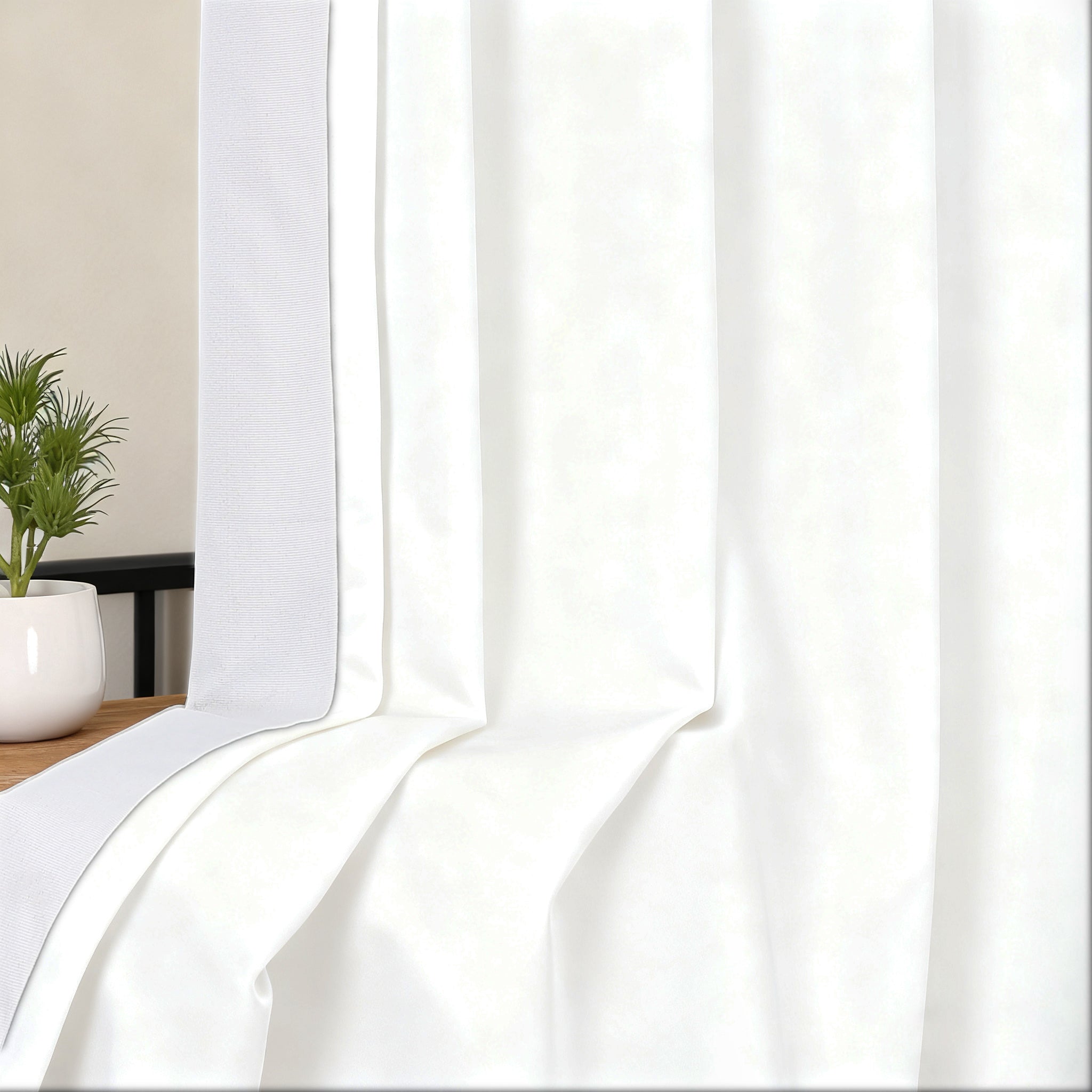 Everyday Elegance – Luxury Double-Layer 100% Blackout Curtain with Blackout Lining – Complete Light Blocking & Thermal Insulation - 1 panel