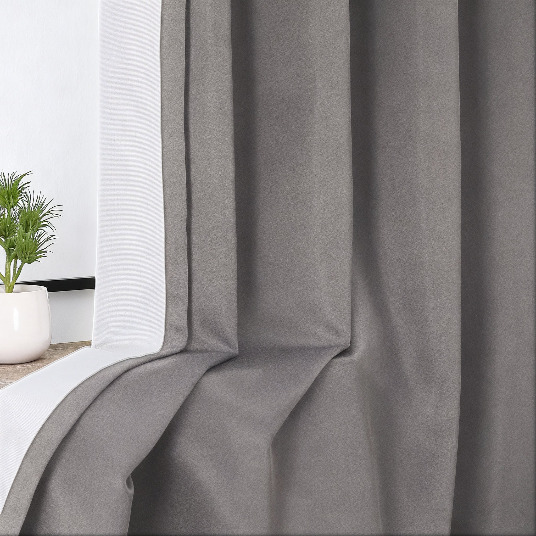 Everyday Elegance – Luxury Double-Layer 100% Blackout Curtain with Blackout Lining – Complete Light Blocking & Thermal Insulation - 1 panel