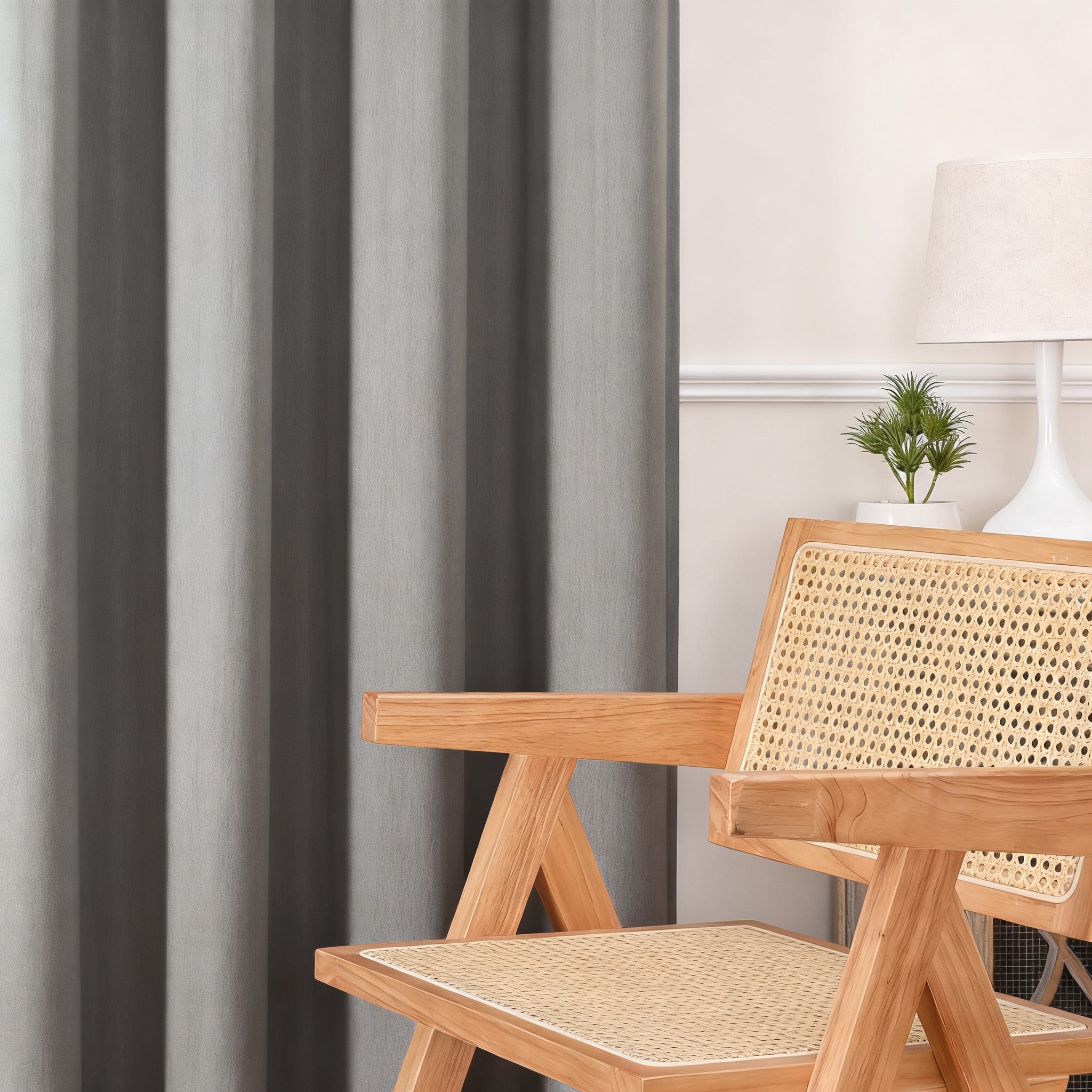 Everyday Elegance – Luxury Double-Layer 100% Blackout Curtain with Blackout Lining – Complete Light Blocking & Thermal Insulation - 1 panel