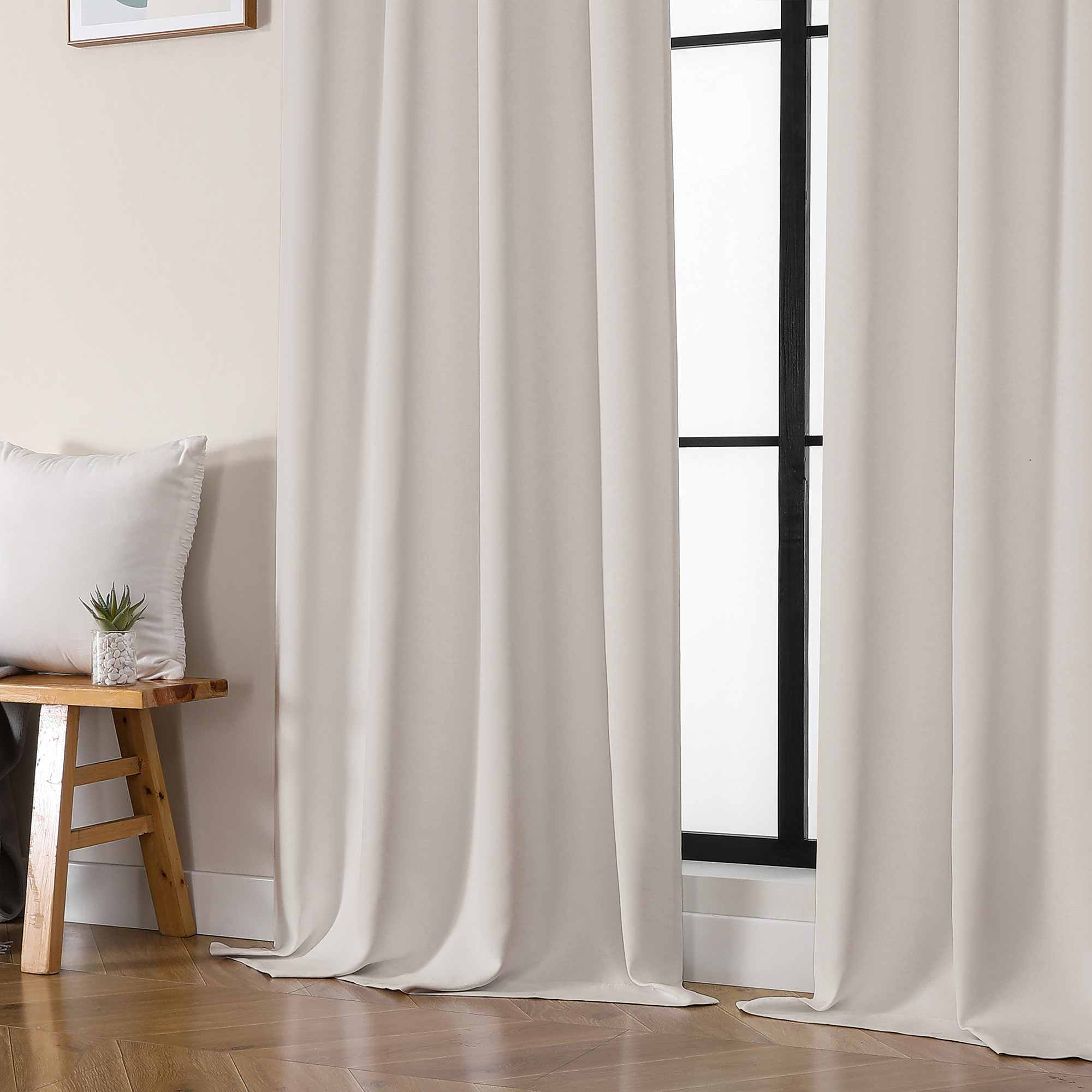 Everyday Elegance – 70–90% Blackout Curtains  Light-blocking, Thermally Insulating & Sound-absorbing - 1 panel