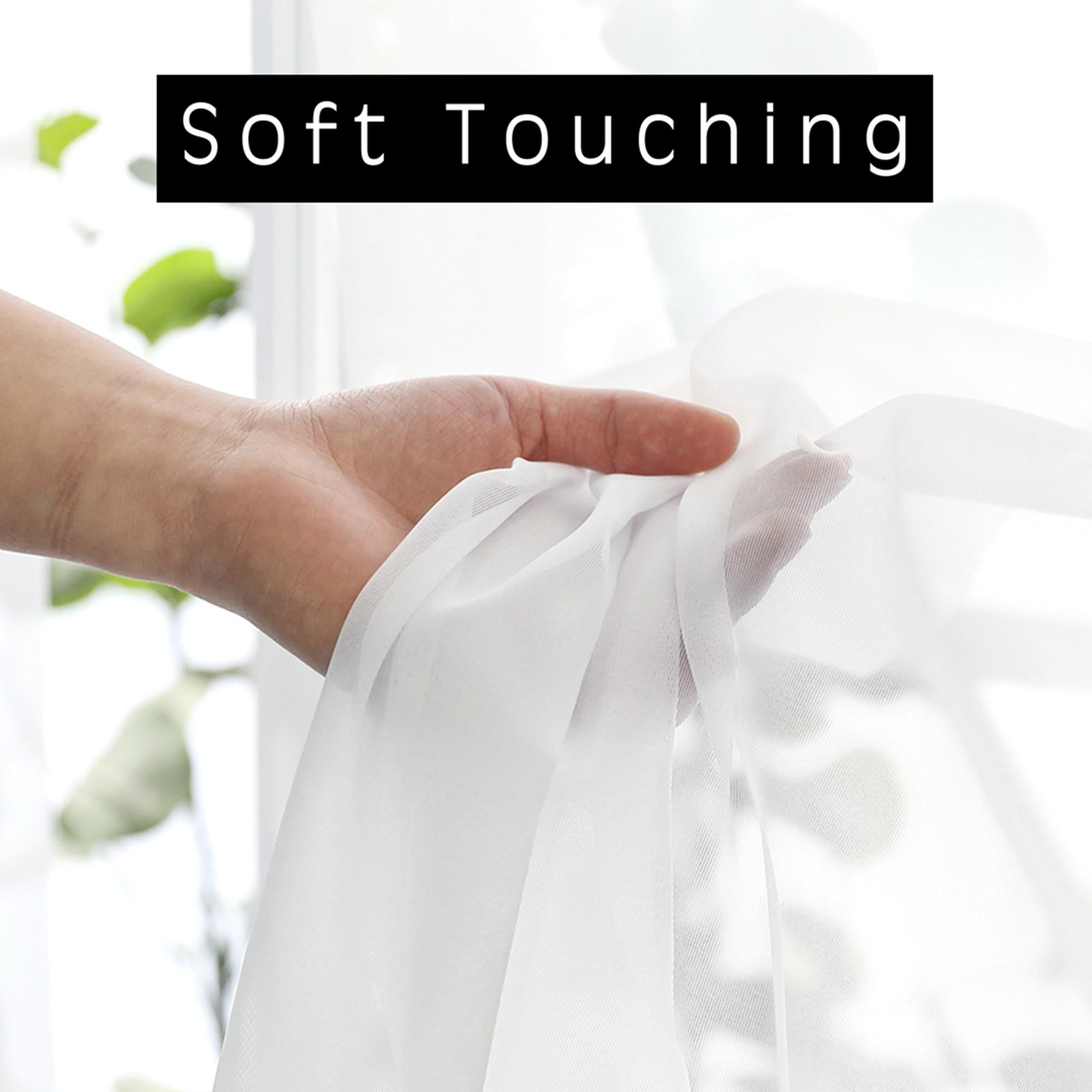 Elegance Plain Sheer Curtain – Light Filtering - Grommet Design - 1 panel